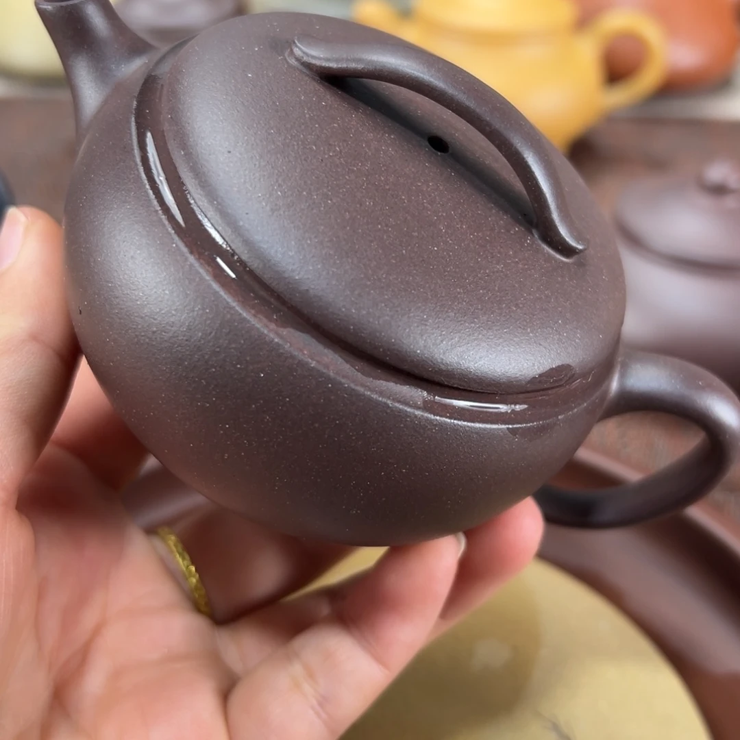茶壶紫砂4井紫泥汉瓦