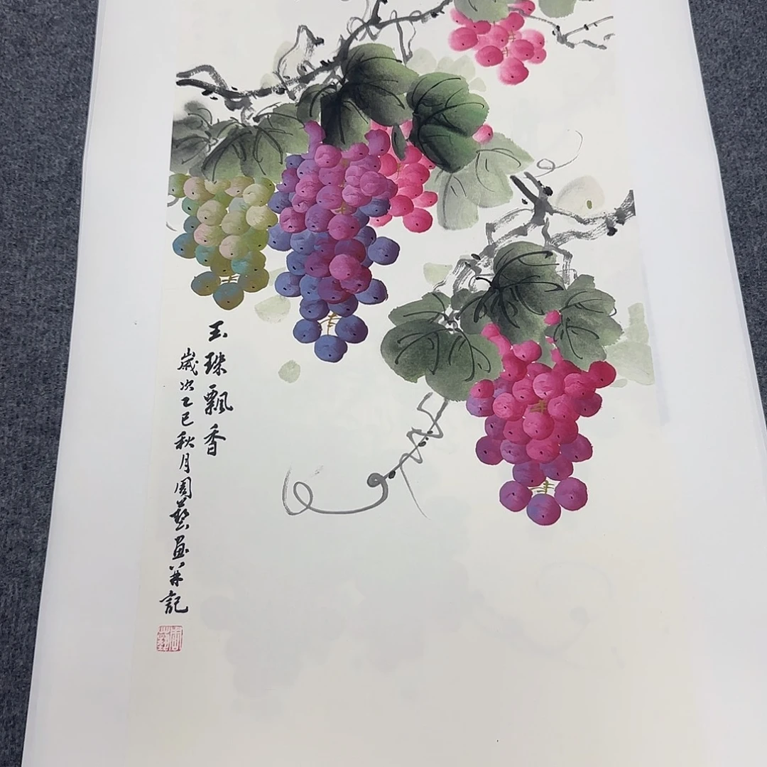 国画纯手绘山水花鸟