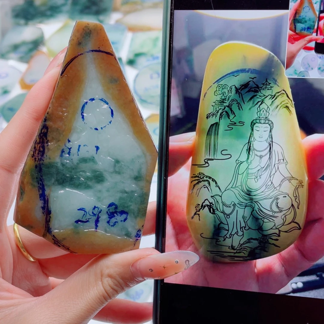 未镶嵌定制翡翠纯天然缅甸A货翡翠