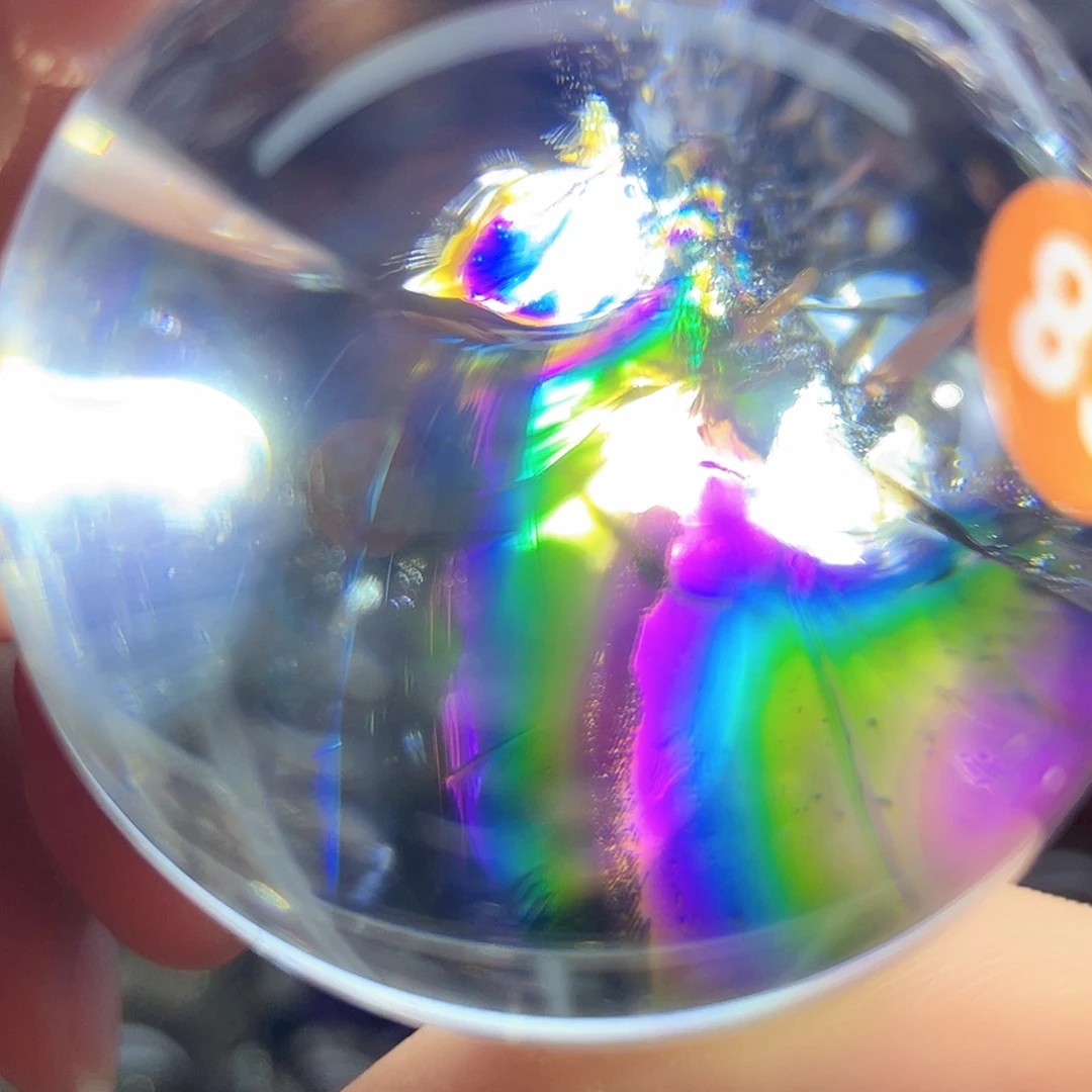 水晶未镶嵌珠宝半成品爆彩47.3A68