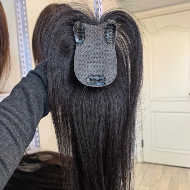 未来星【1:1还原逼真头皮】纯新货7✘11全真发补发片遮盖白发补发量