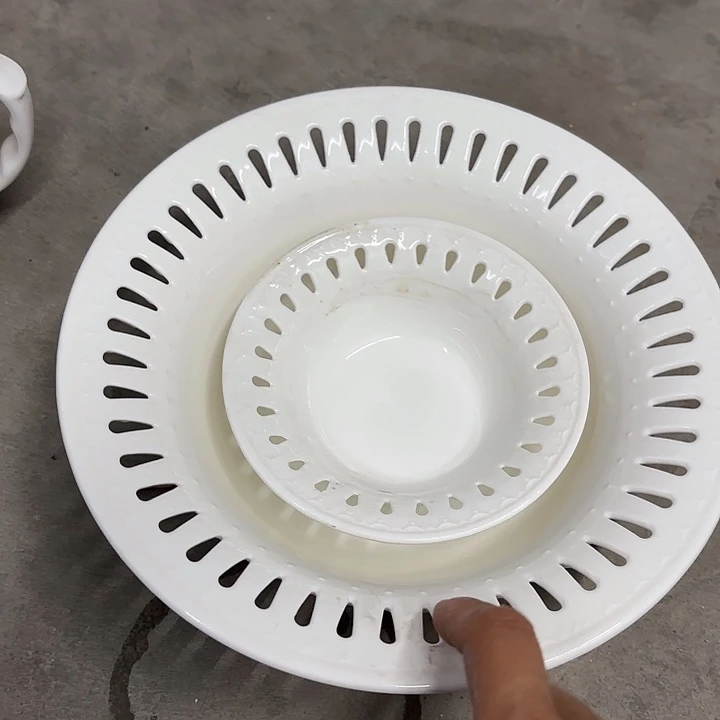 碟微瑕介意勿拍……2件套