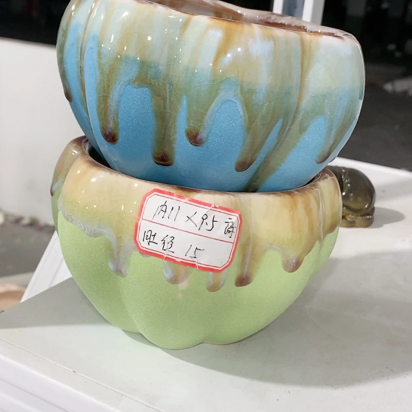 【闪购商品】红陶陶瓷花盆，多肉花盆