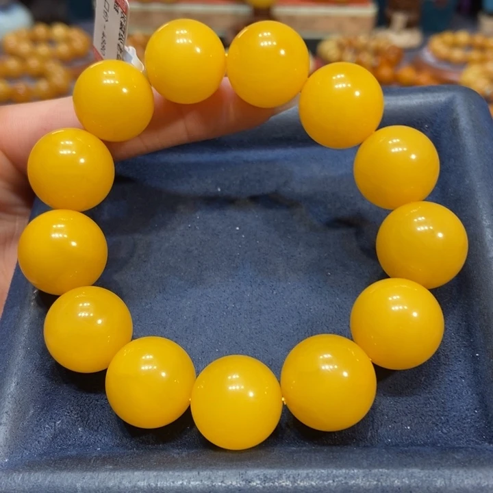 未镶嵌琥珀手链蜜蜡