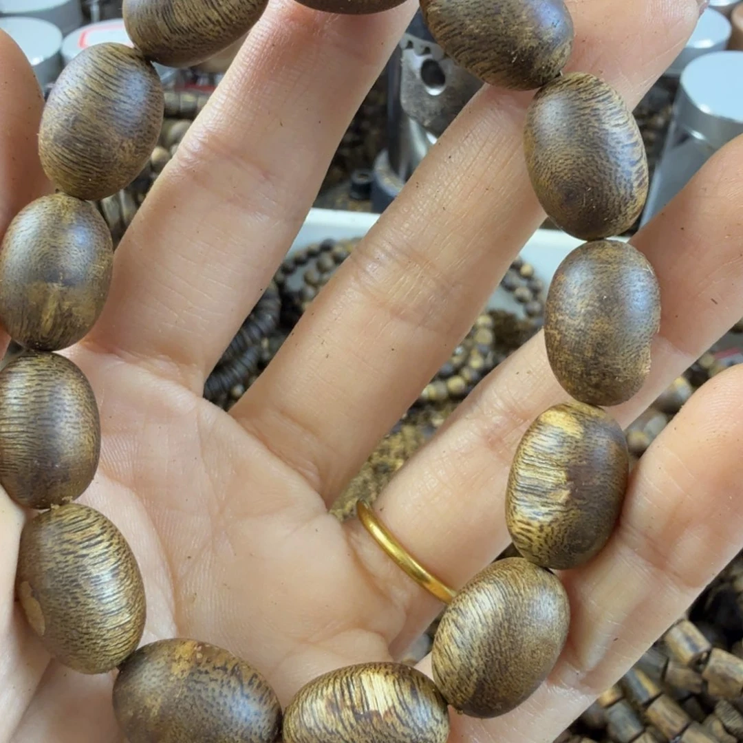 沉香沉香碎屑寻*行奇楠沉香张勺留疤1.1单圈11克