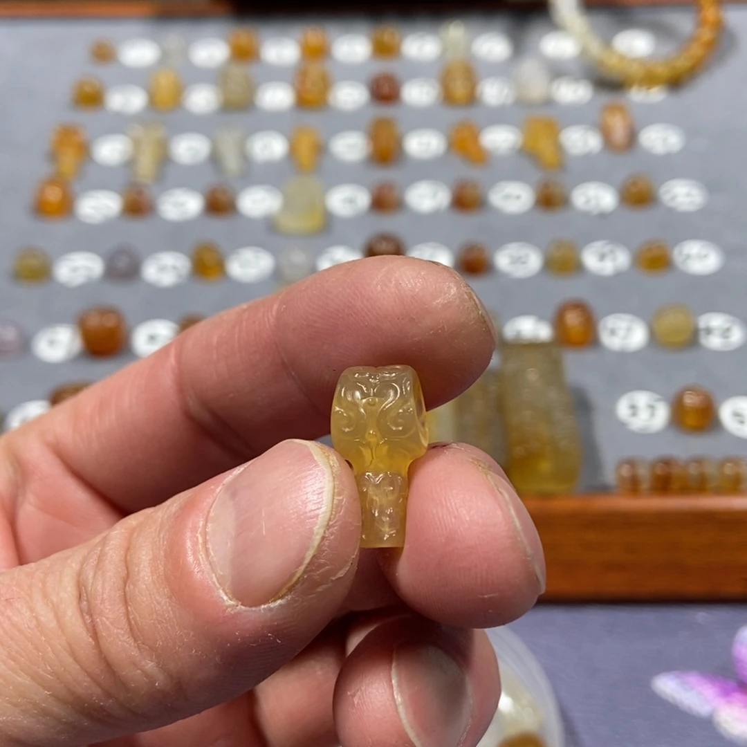 新***态玛瑙/玉髓合金颈饰三通