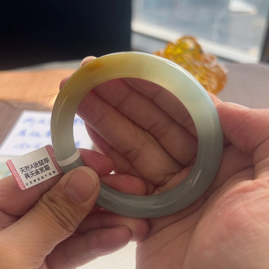 翡翠未镶嵌手镯30号 58