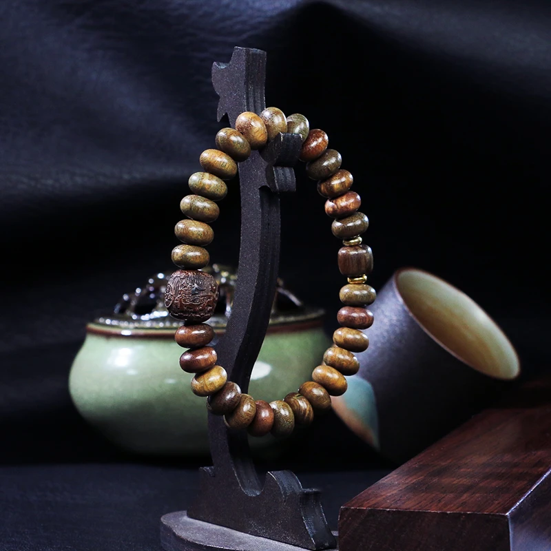 【七七推荐】绿檀手链（多样性发其一）