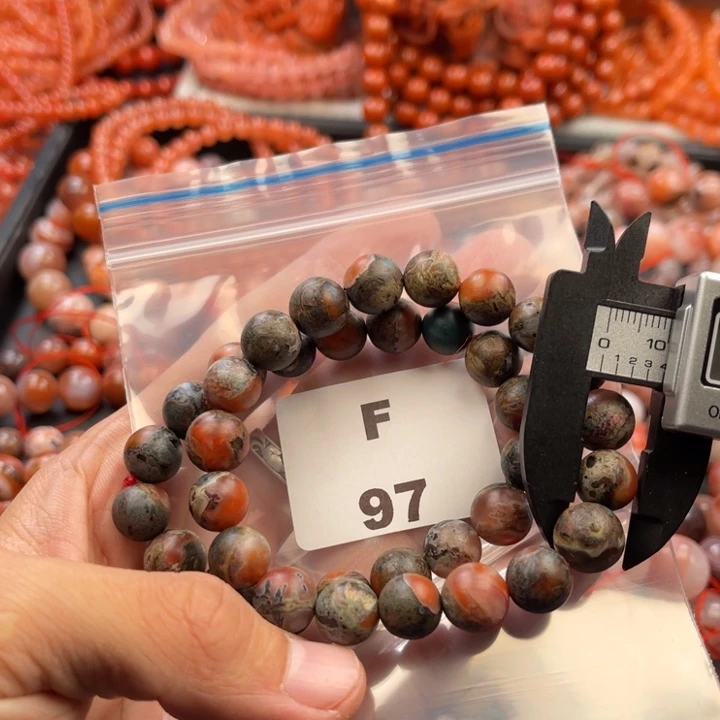 南红玛瑙未镶嵌多样性发货默认微瑕称重10mmx2