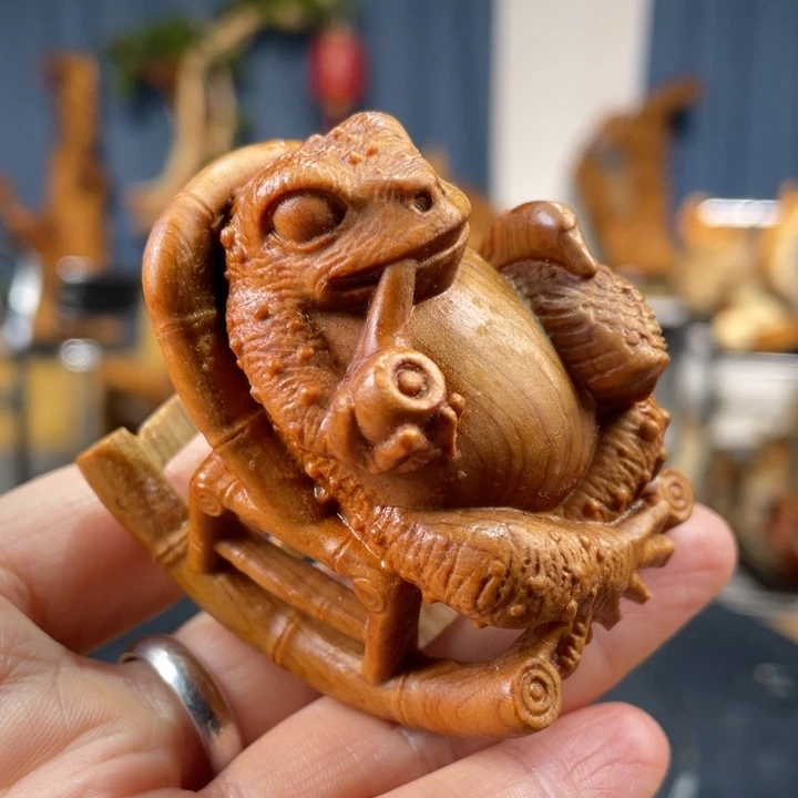 柏木（崖柏）手把件