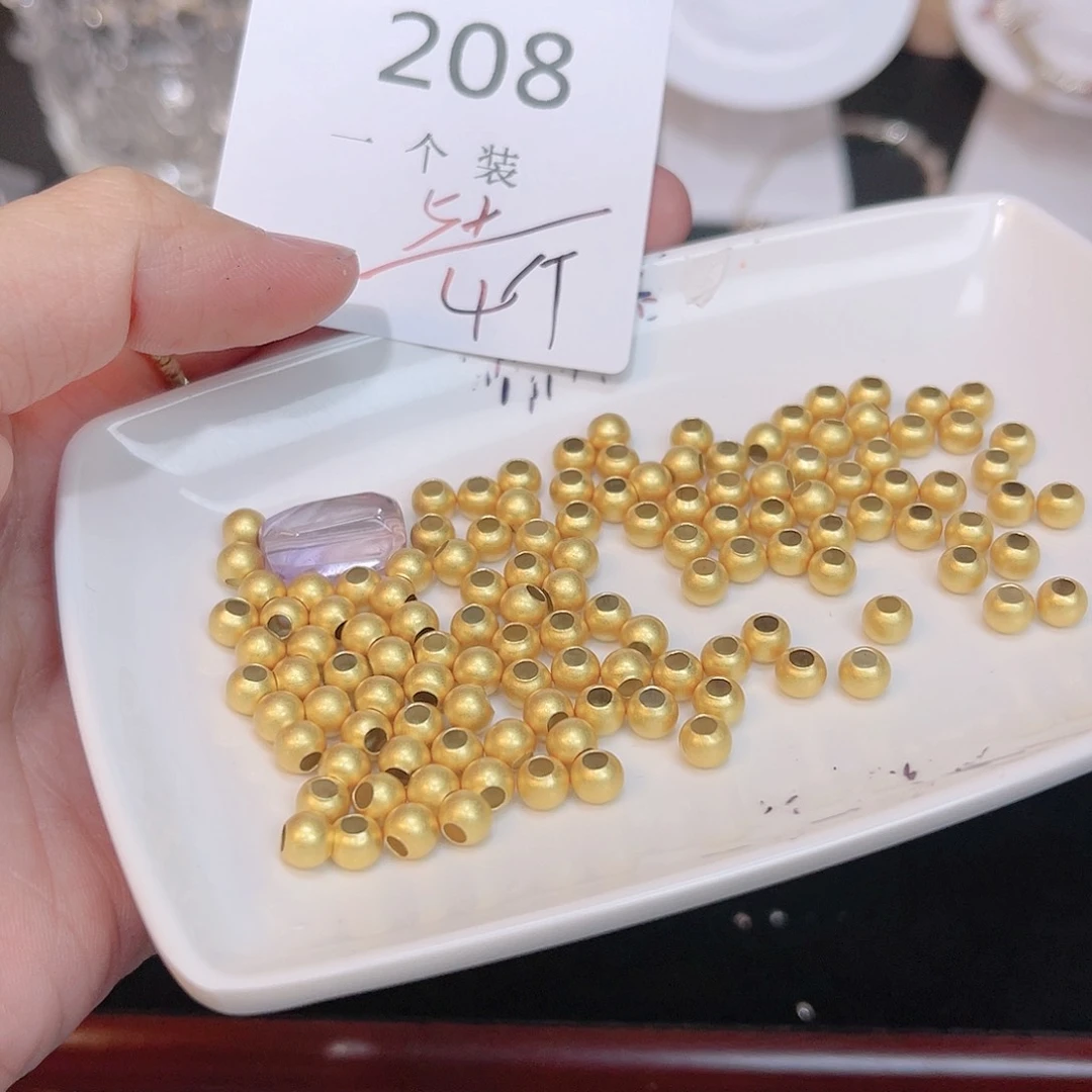 紫晶珠宝半成品银S925镀金镶嵌208