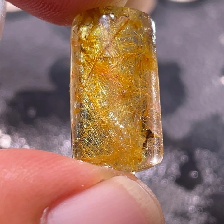 星***原未镶嵌发晶颈饰钛晶