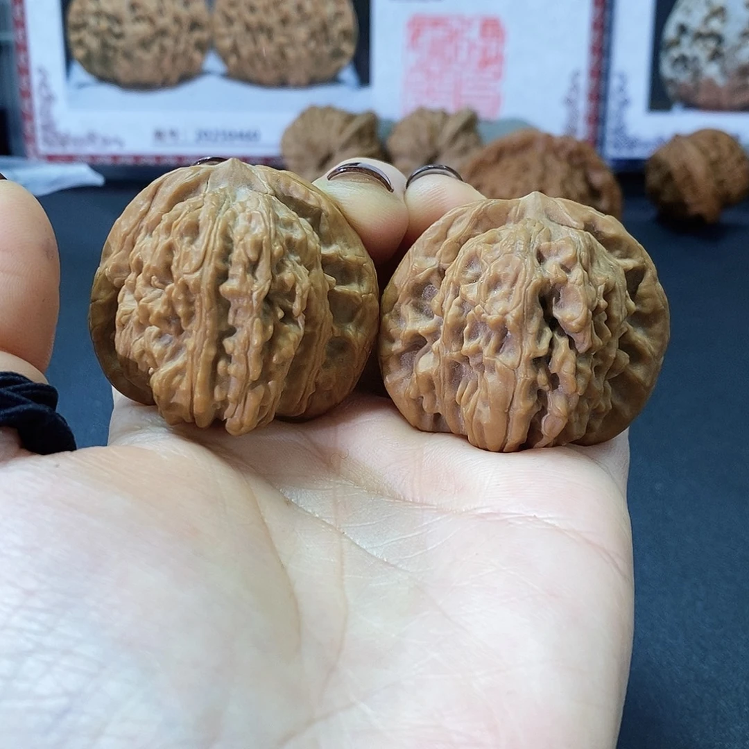 文玩核桃把件飞楼062-全品40
