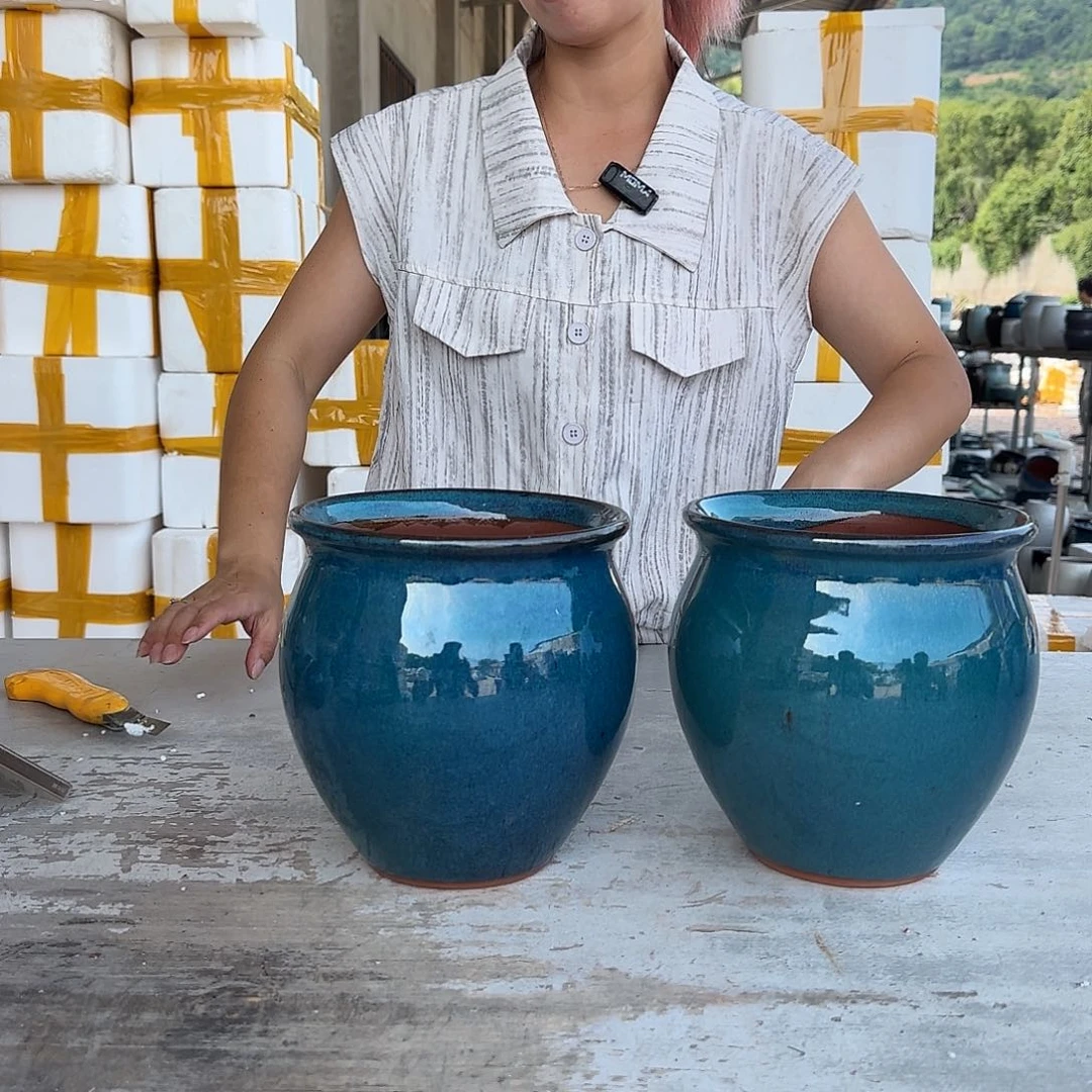 紫砂花盆王嫂花盆0715-102