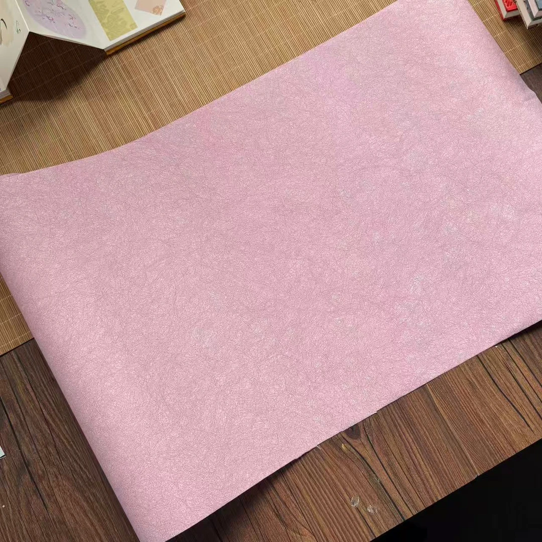 静德斋【紫纤维蜡染长卷】微喷蜡染加厚小楷行草书半生熟宣纸