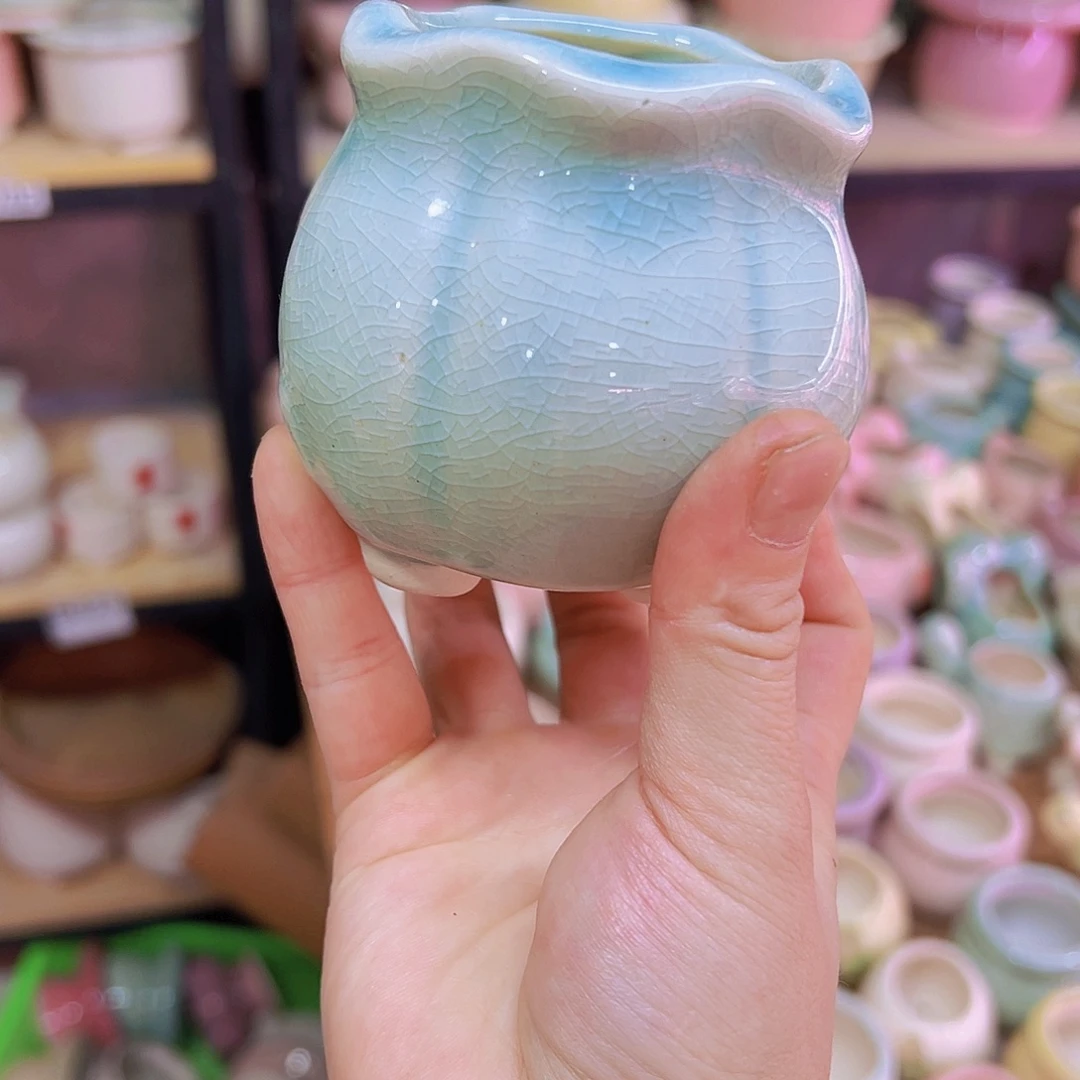 陶瓷花盆当场凑满12包邮