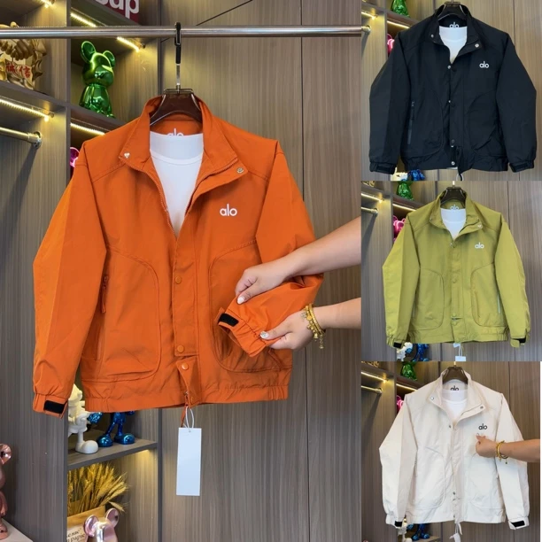 alo秋季高品质舒适立领夹克休闲外套J228