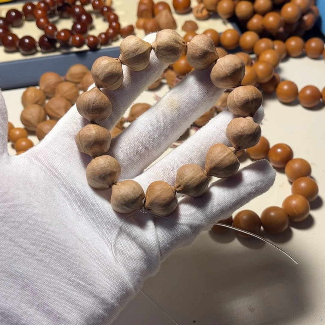 橄榄核手串/手链青*1.65蒜头