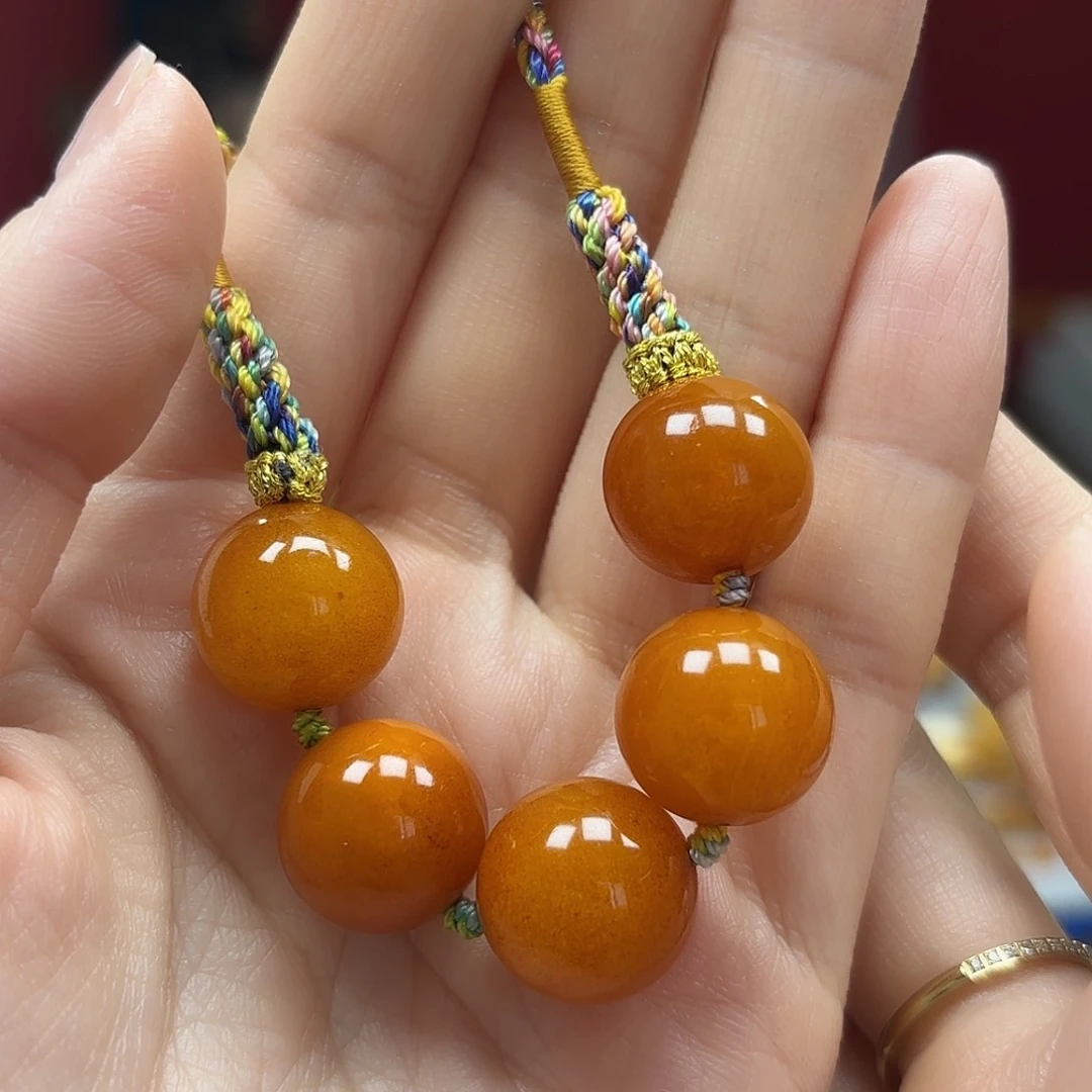 未镶嵌蜜蜡裸石52锁骨