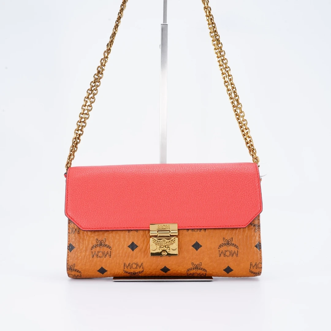 95新 MCM 【桔夕妍妍】MCM 链条包中号/BG22013555