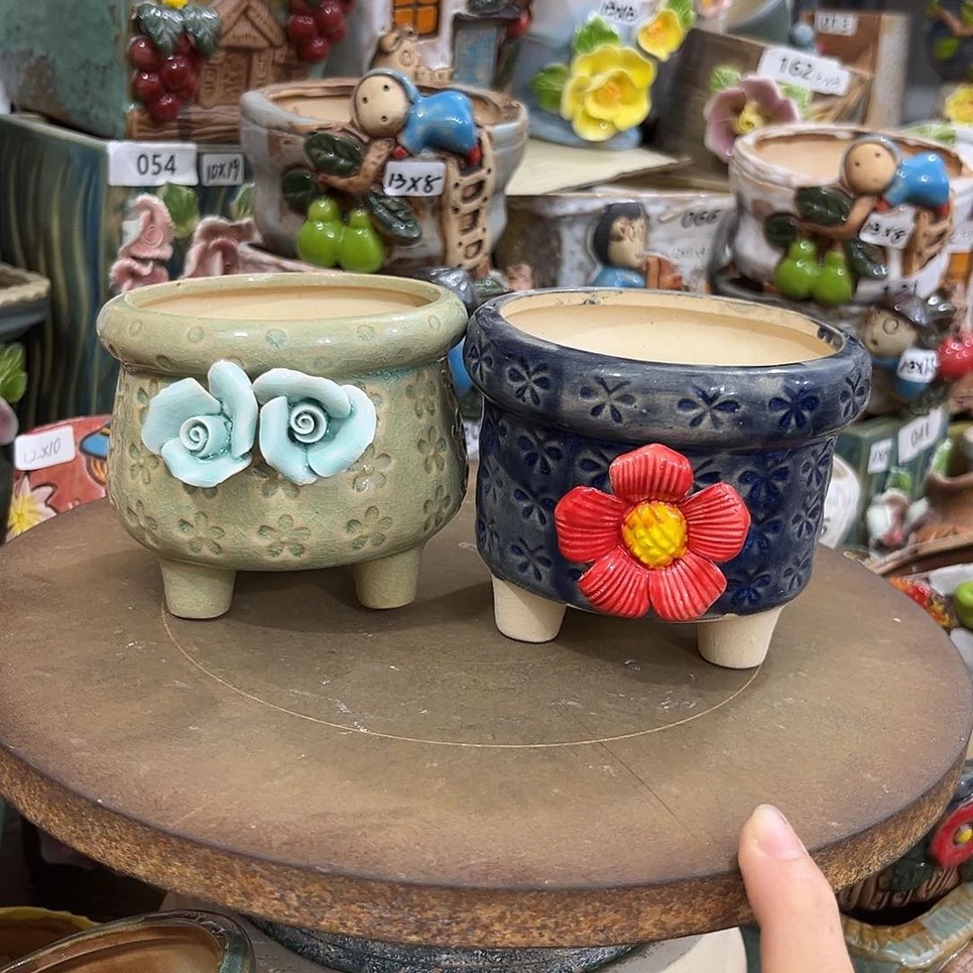 粗陶多肉花盆花盆