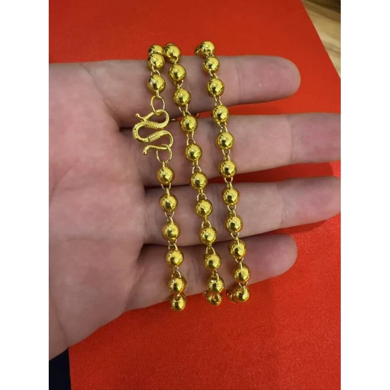 A0036高端精致饰品6N圆光珠项链