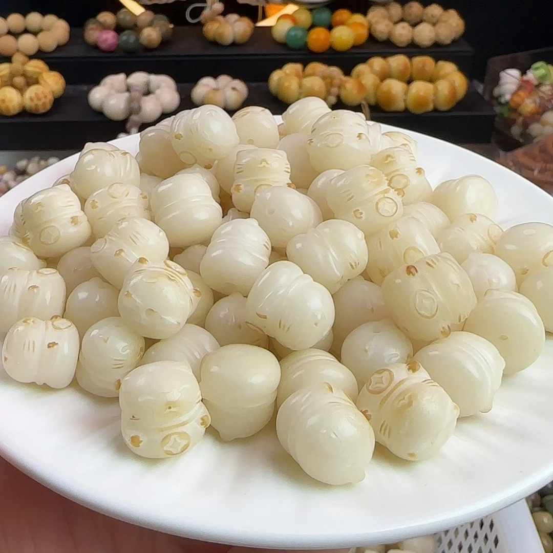 菩提根/象牙果手串瑕疵卡15炭烤招财猫20颗