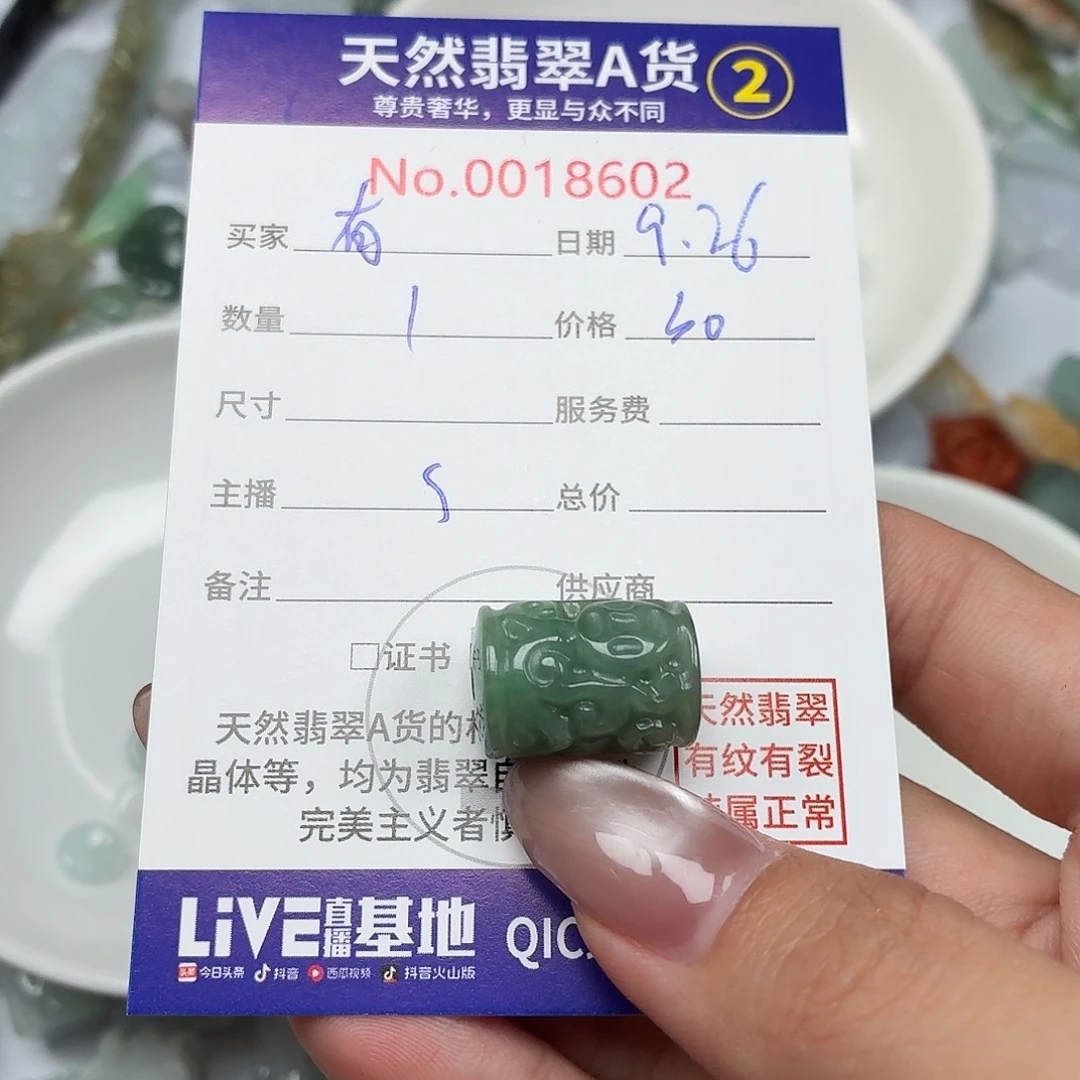 有***好翡翠未镶嵌颈饰24
