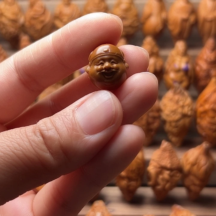 得***舍橄榄核吊坠橄榄核