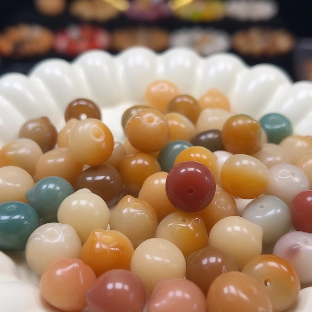 菩提根/象牙果手串卡14糖果猫头50颗