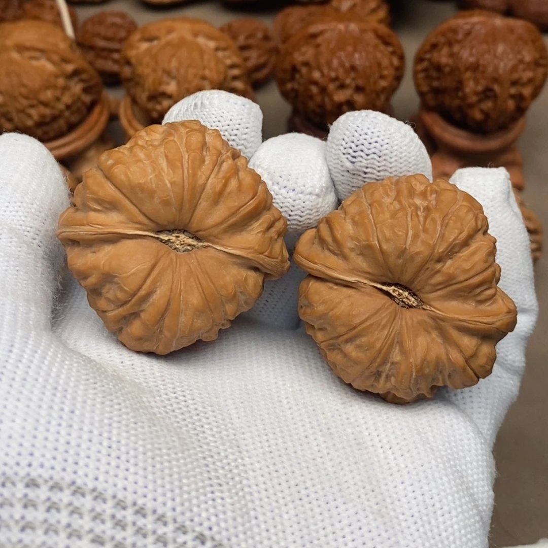 把件文玩核桃南瓜墩40