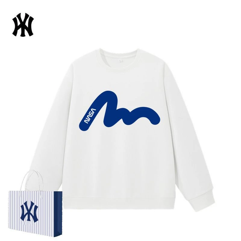 WY正品美式男士秋装卫衣百搭秋冬男潮服圆领长袖潮流