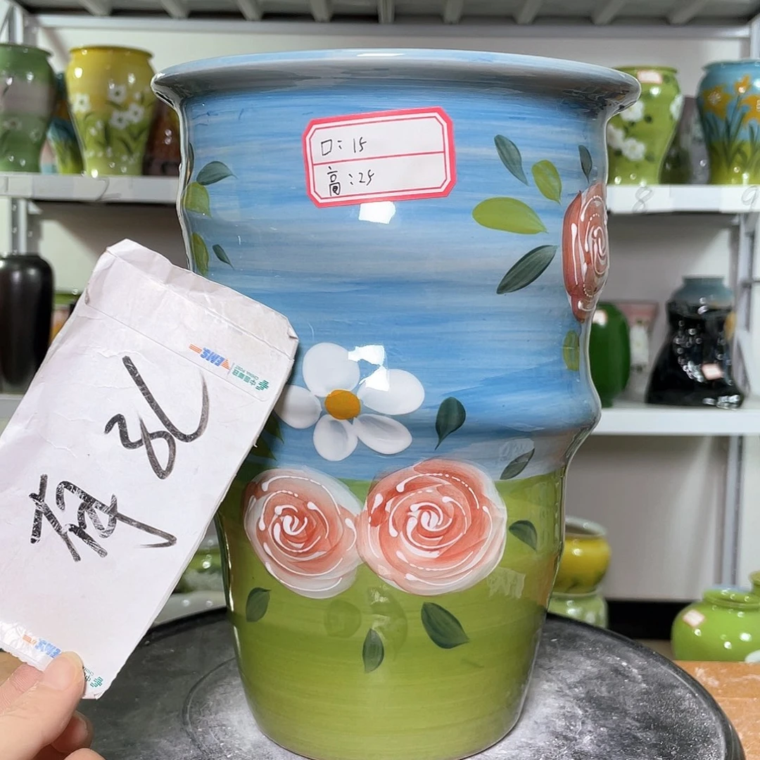 景德镇陶瓷花盆花器暇258