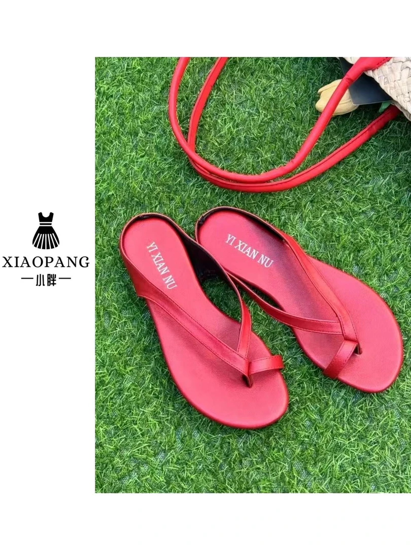 【小胖家】设计感休闲夹趾人字拖鞋