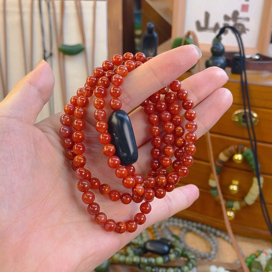 手链未镶嵌南红玛瑙