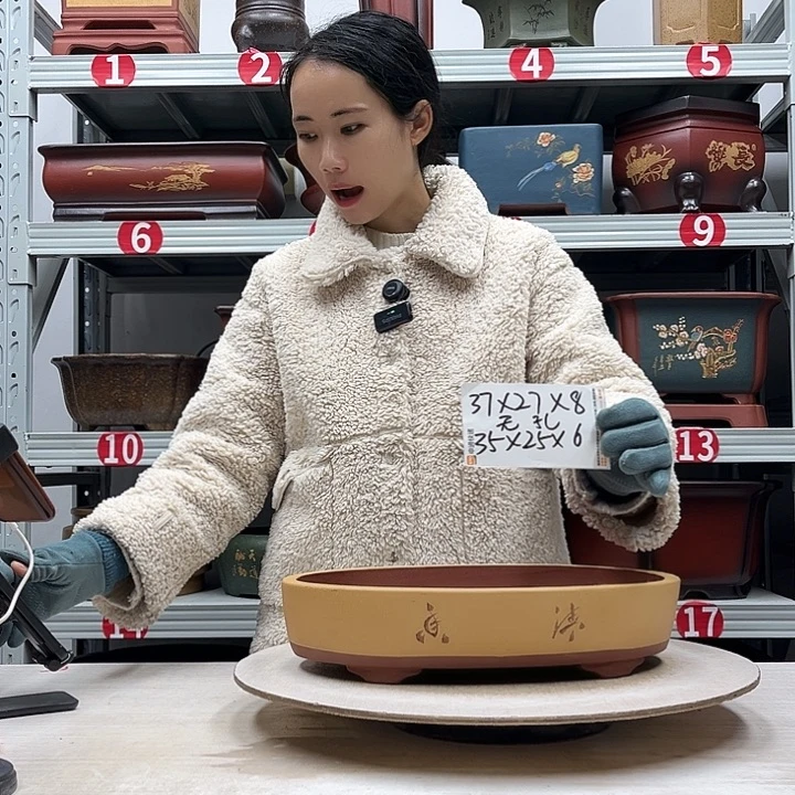 紫砂花盆紫砂花盆