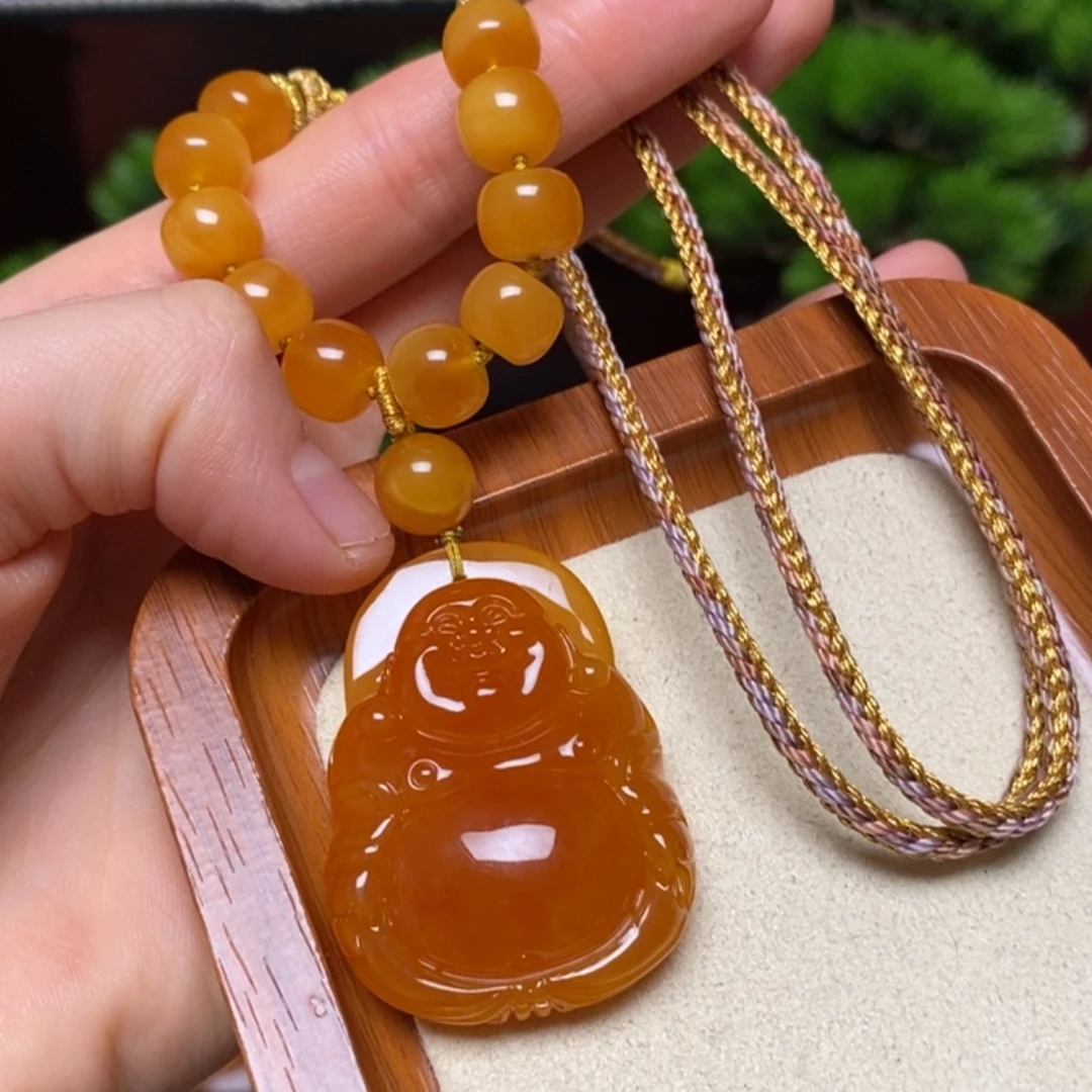 【闪购商品】蜜蜡颈饰未镶嵌项链