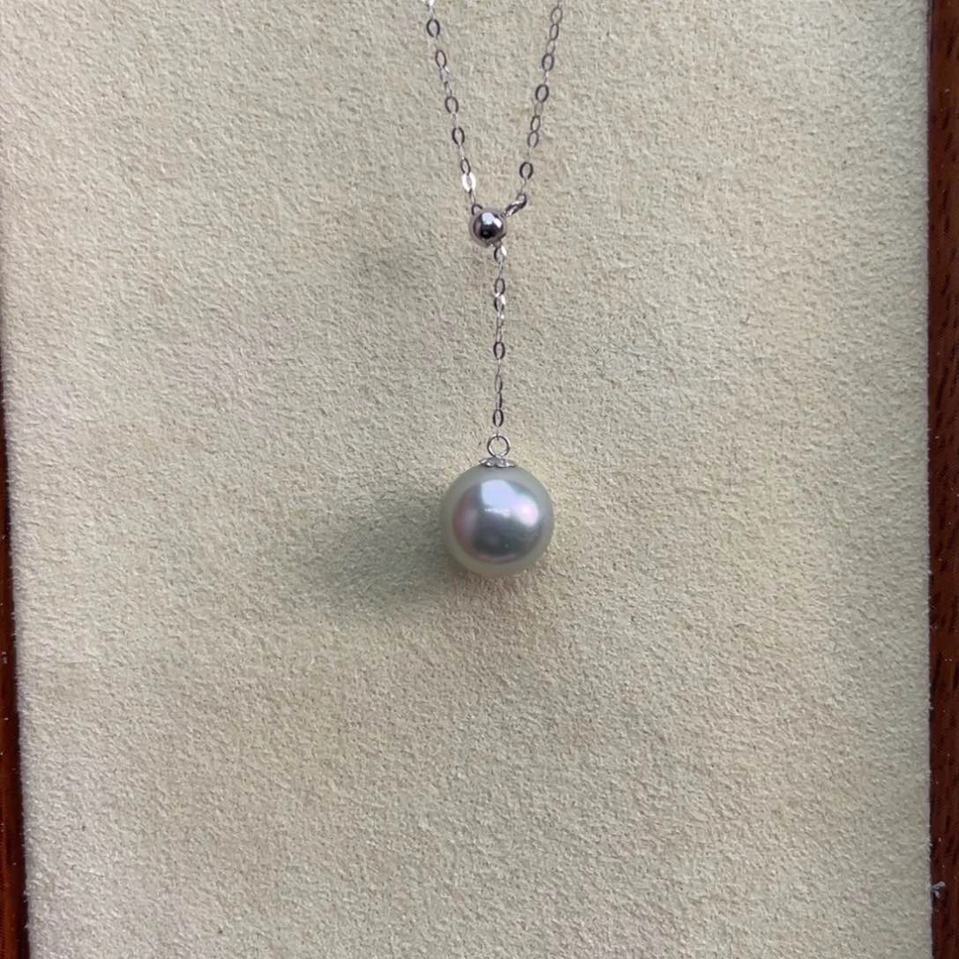 海水珍珠18K金镶嵌项链