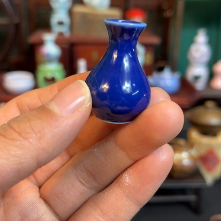 摆件微陶老王迷你花瓶