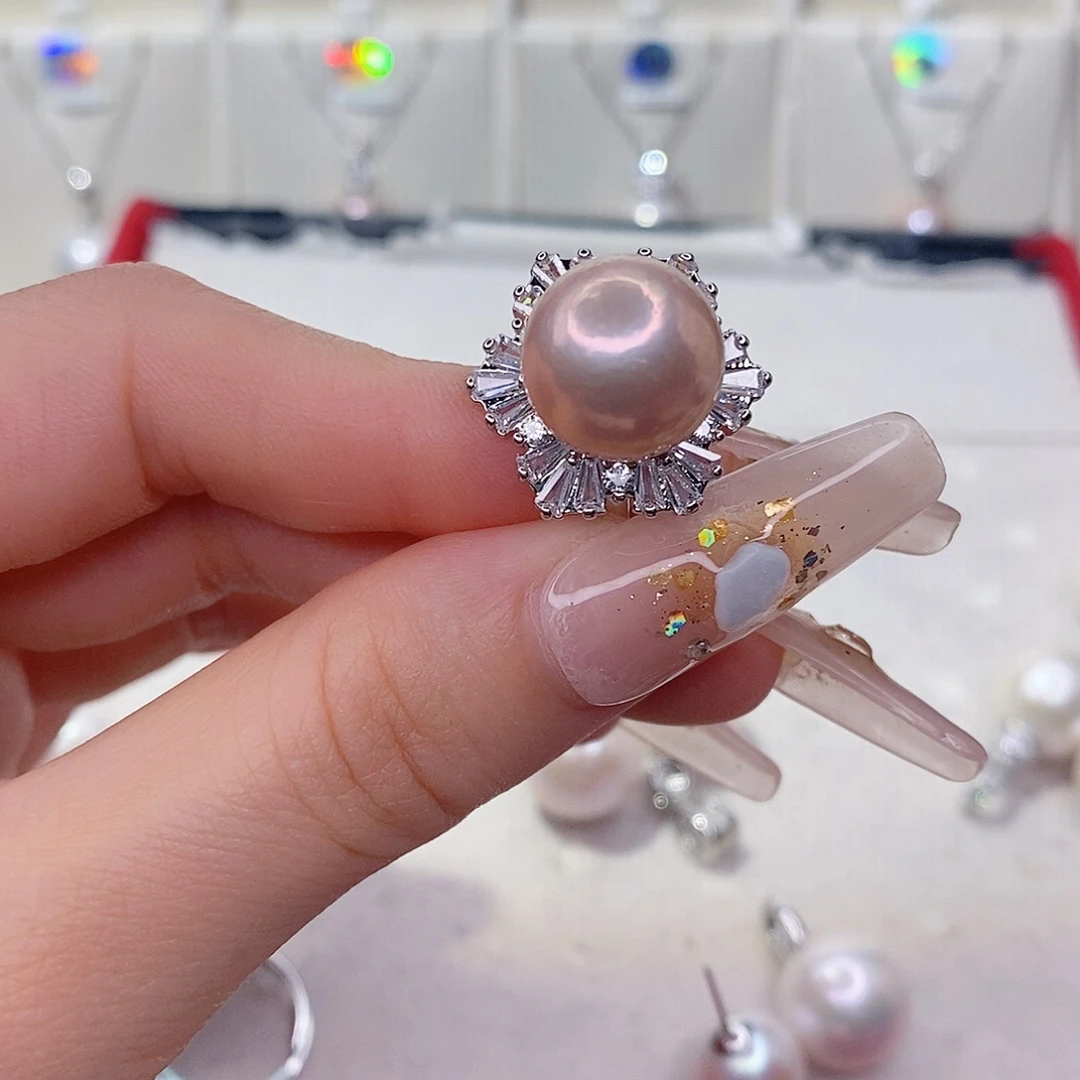 戒指未镶嵌淡水珍珠