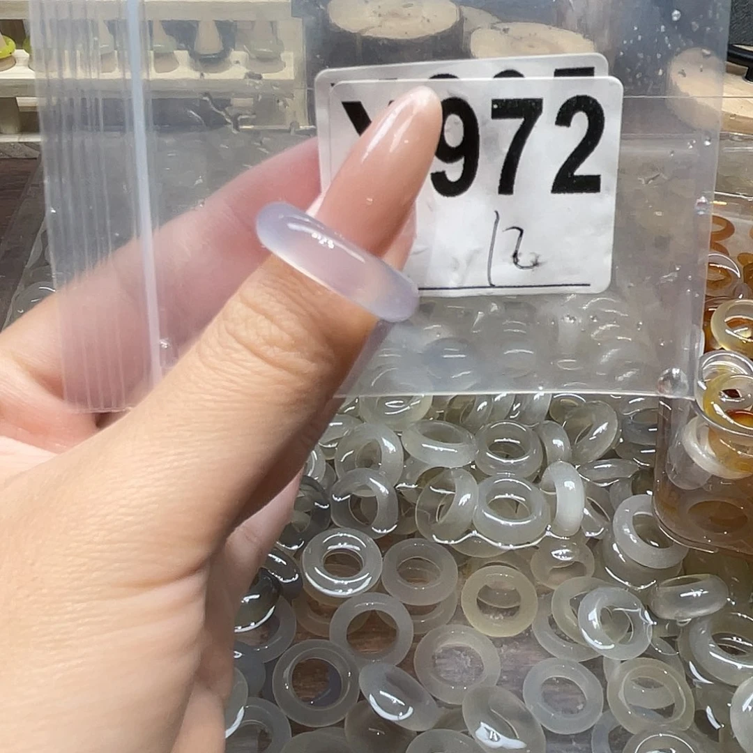 玛瑙/玉髓未镶嵌戒指972