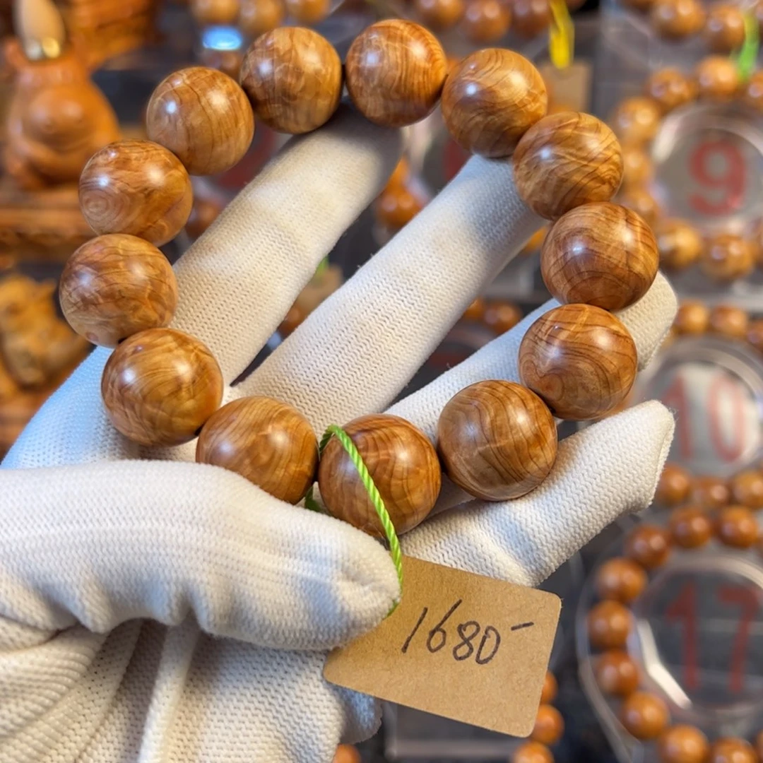 柏木许****水太行崖柏手串