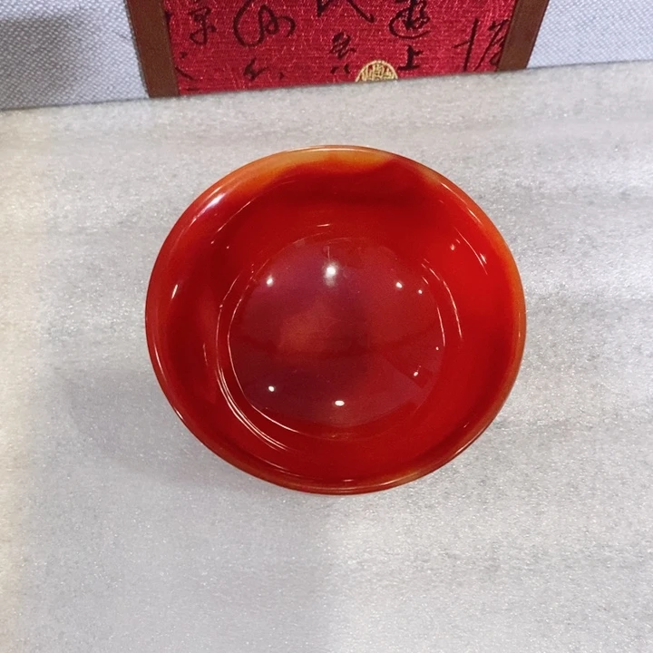 玛瑙/玉髓未镶嵌碗张*