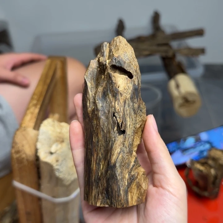 沉香沉香碎屑白棋块料57克