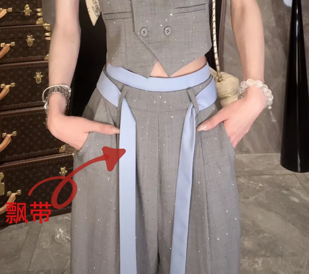 婉君Y【百搭腰带】潮流女士经典时尚百搭飘带LWJ25B2S1923