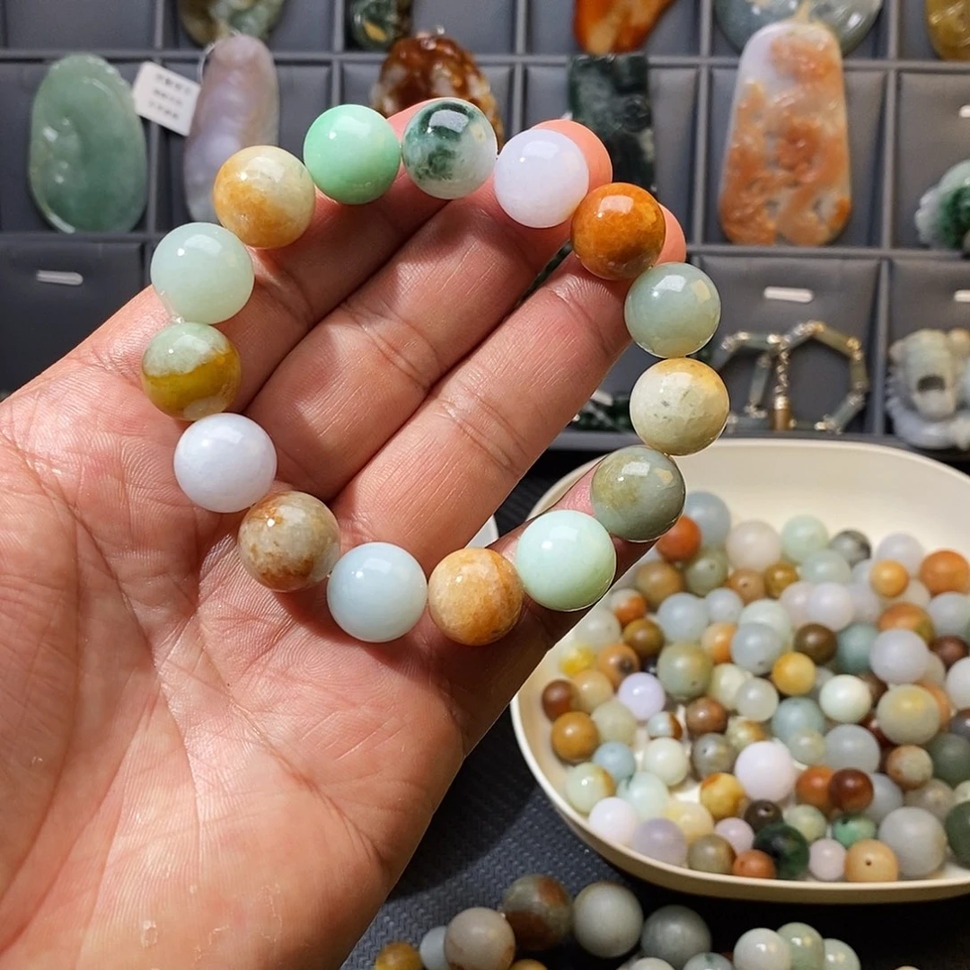 翡翠手串未镶嵌多宝
