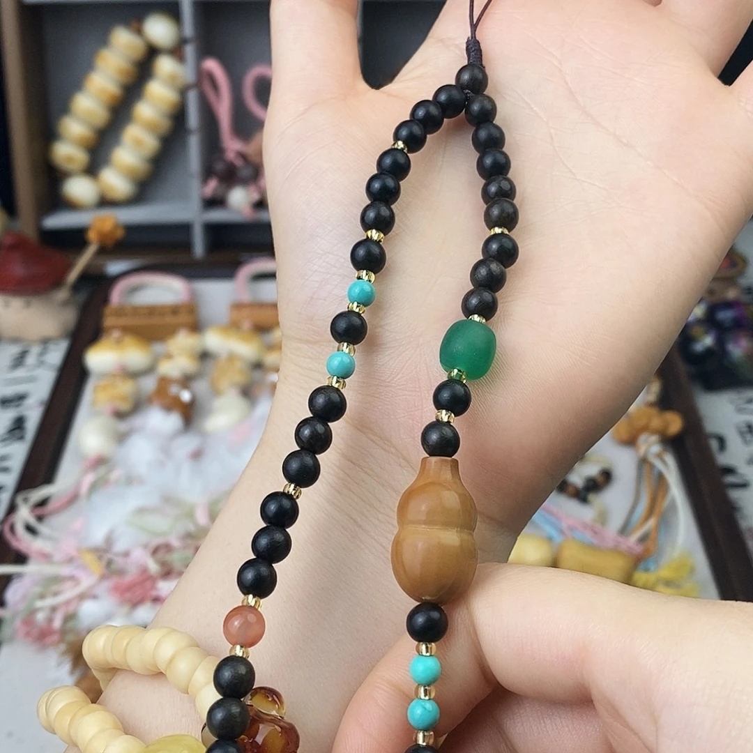 吊坠白玉菩提手机挂件香