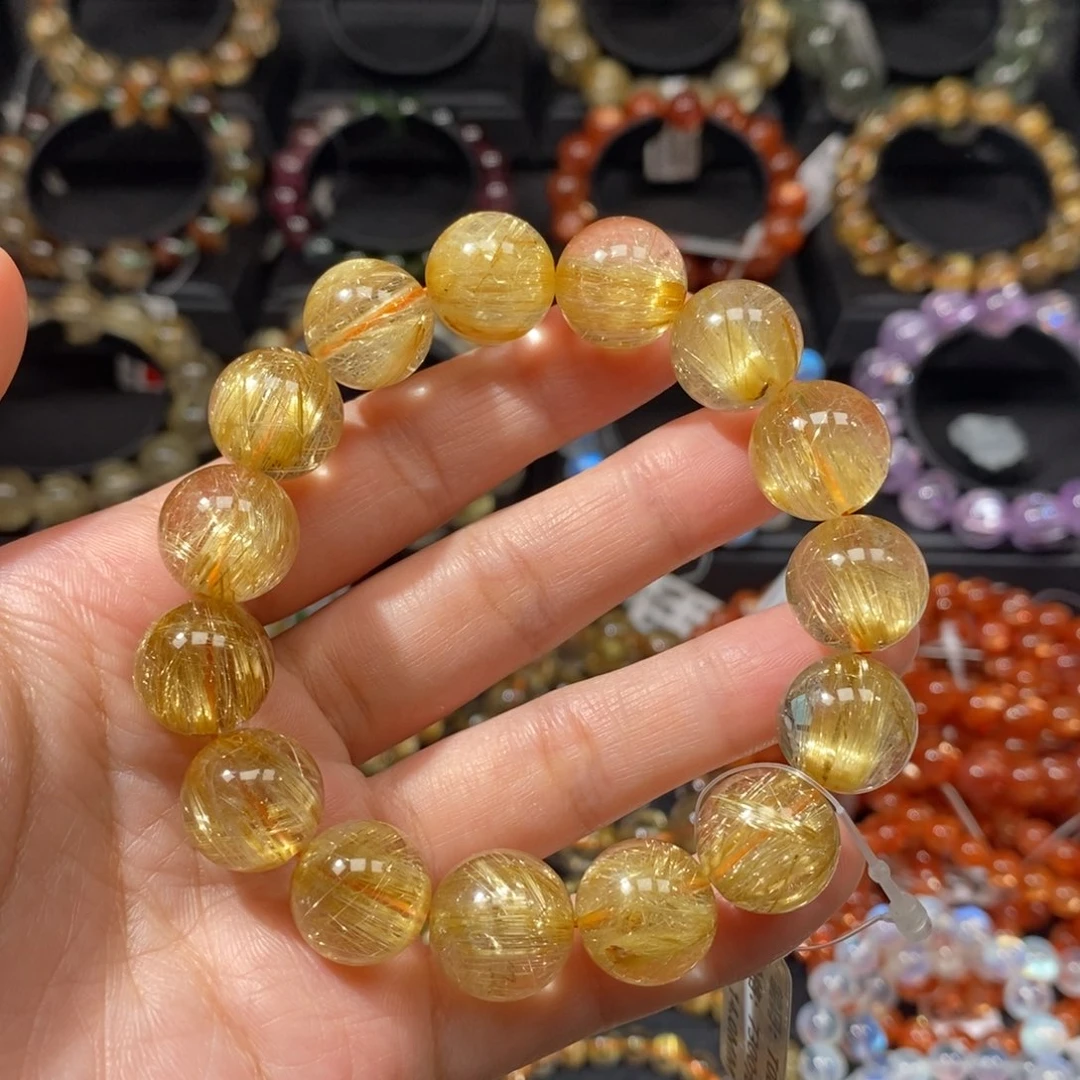 手链未镶嵌发晶T062# 14mm