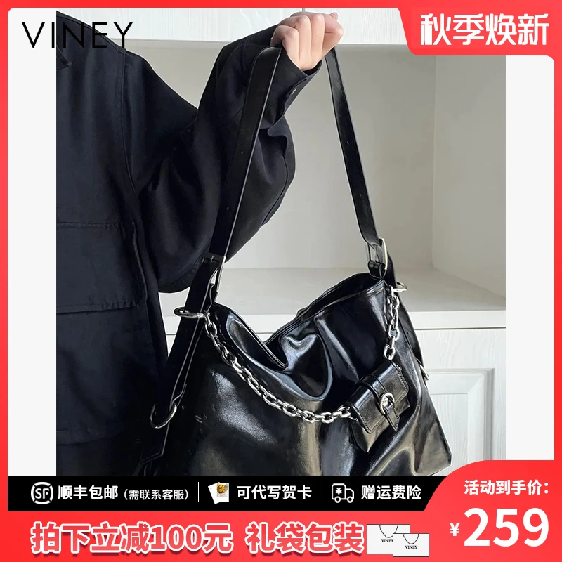 Viney包包女单肩2025新款斜挎大容量托特包生日礼物送女友送老婆