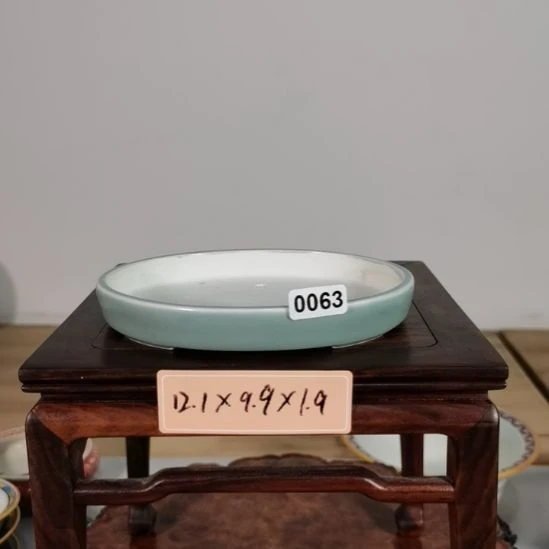手工坯手绘青花釉下五彩